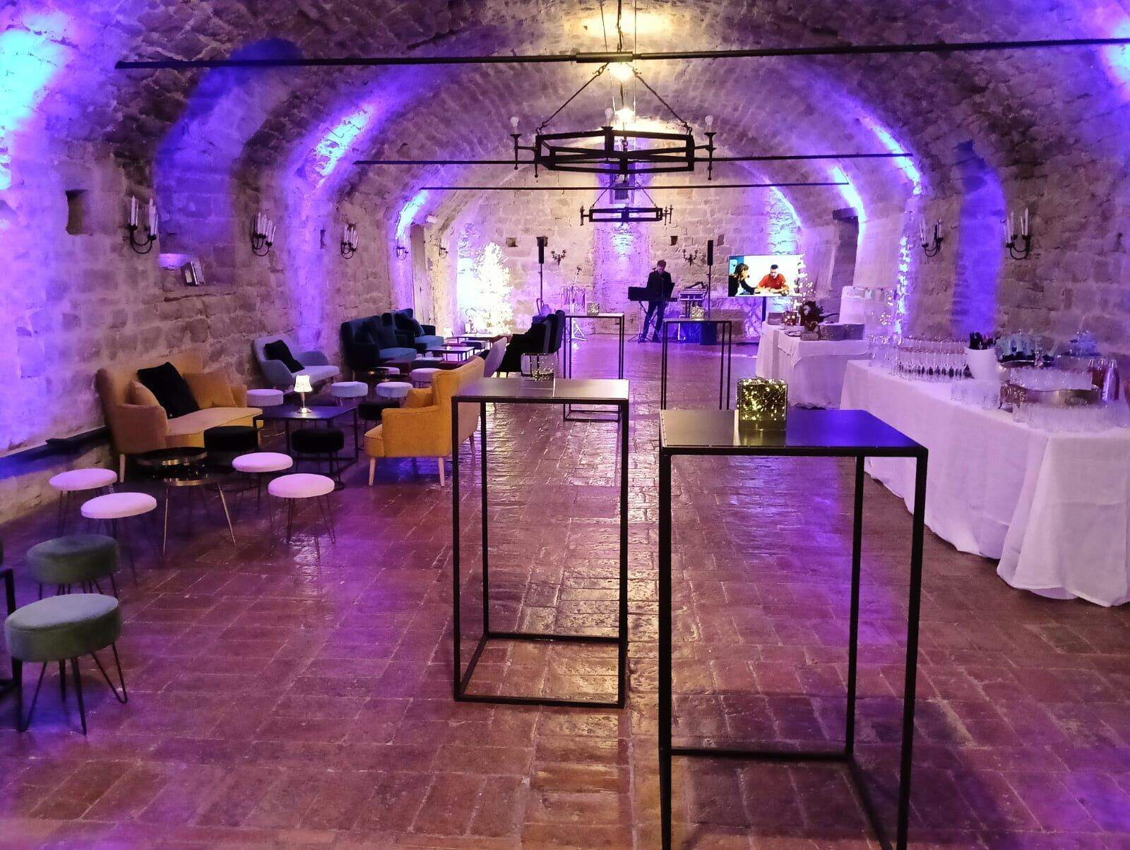 Cena Natale evento castello Rocca d'Ajello